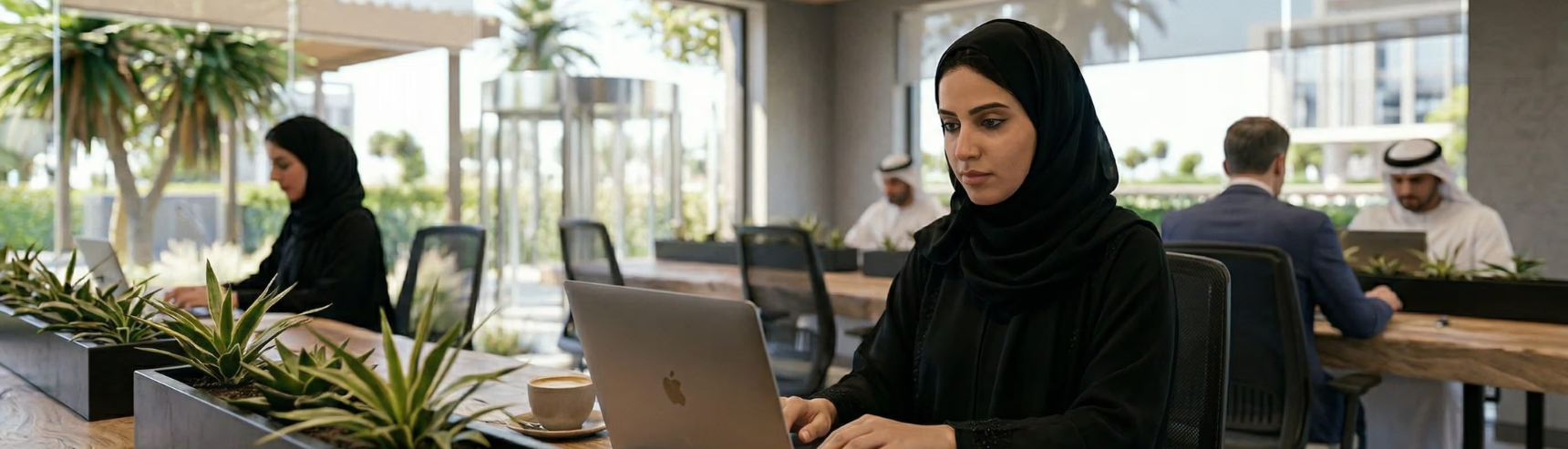 Dubai Municipality transforms parks into fully equipped urban workspaces.