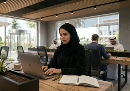 Dubai Municipality transforms parks into fully equipped urban workspaces.